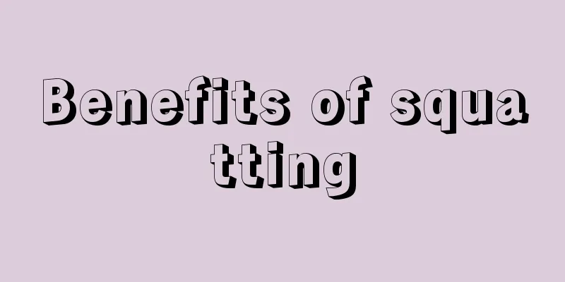 Benefits of squatting
