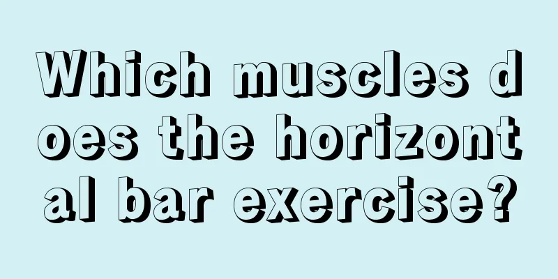 Which muscles does the horizontal bar exercise?