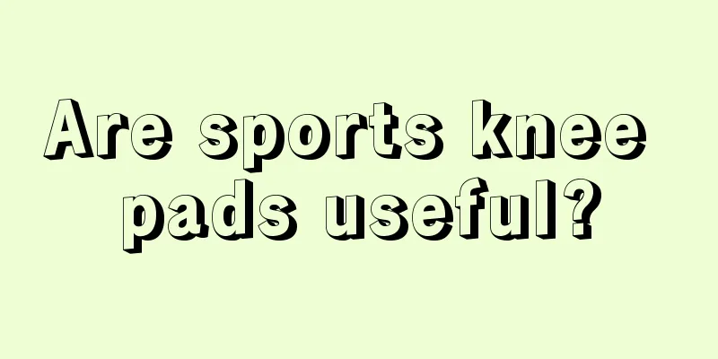 Are sports knee pads useful?