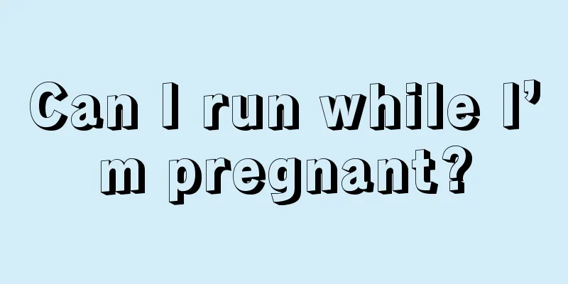 Can I run while I’m pregnant?