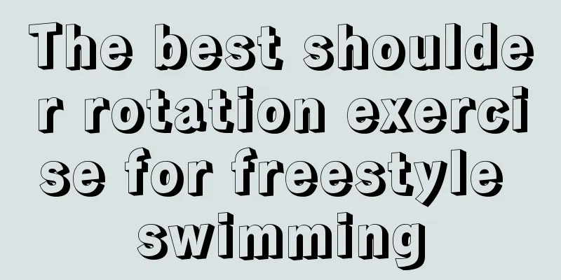 The best shoulder rotation exercise for freestyle swimming