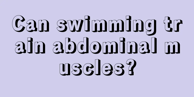 Can swimming train abdominal muscles?