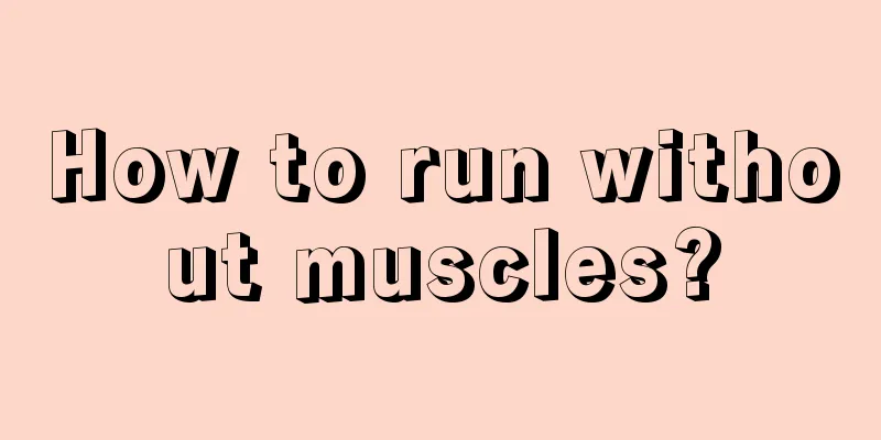 How to run without muscles?