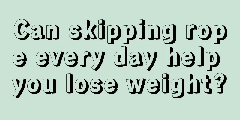 Can skipping rope every day help you lose weight?