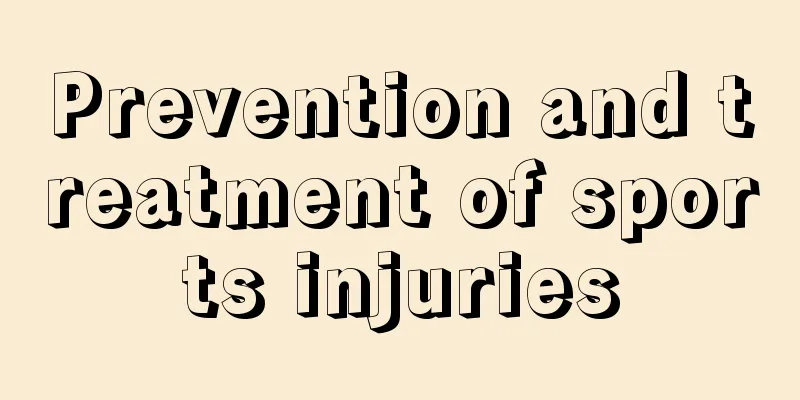 Prevention and treatment of sports injuries