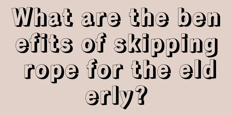 What are the benefits of skipping rope for the elderly?