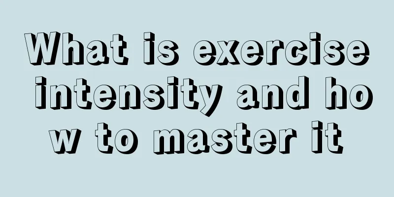 What is exercise intensity and how to master it