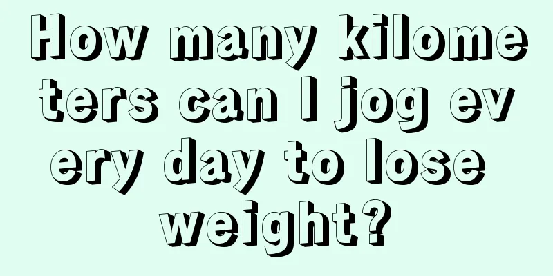 How many kilometers can I jog every day to lose weight?