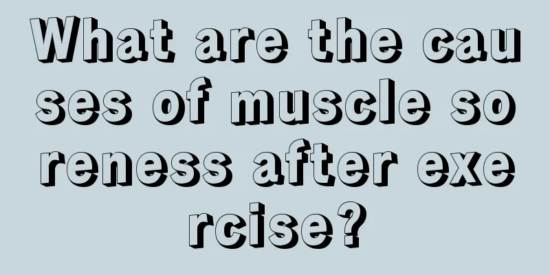 What are the causes of muscle soreness after exercise?
