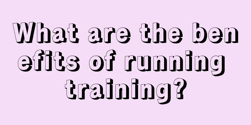 What are the benefits of running training?