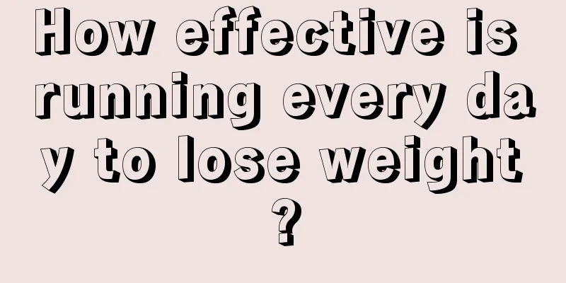 How effective is running every day to lose weight?