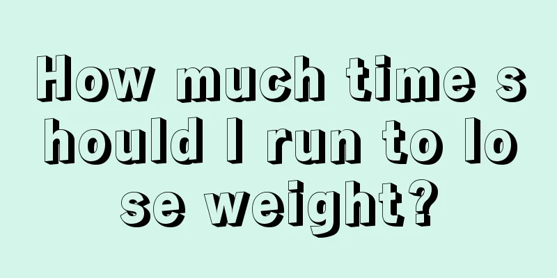 How much time should I run to lose weight?