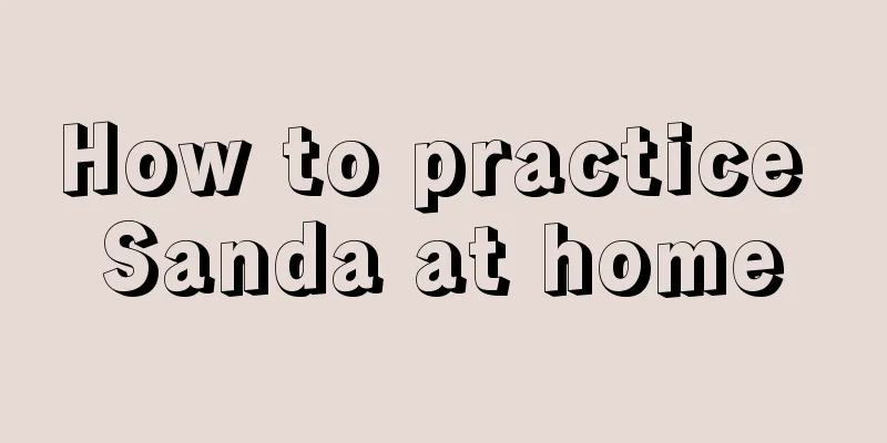 How to practice Sanda at home