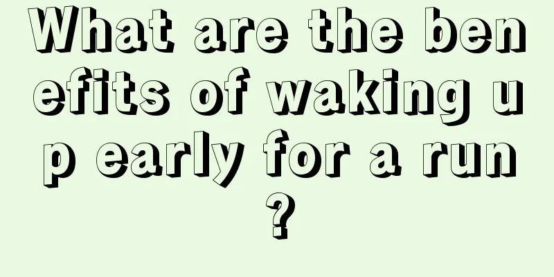 What are the benefits of waking up early for a run?