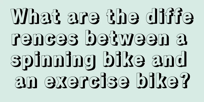 What are the differences between a spinning bike and an exercise bike?