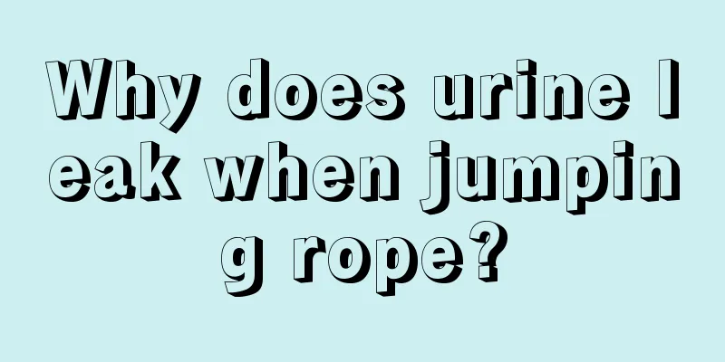 Why does urine leak when jumping rope?