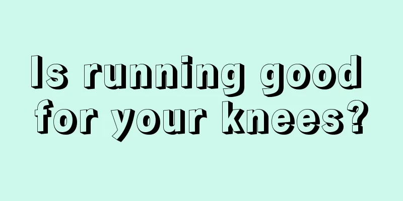 Is running good for your knees?