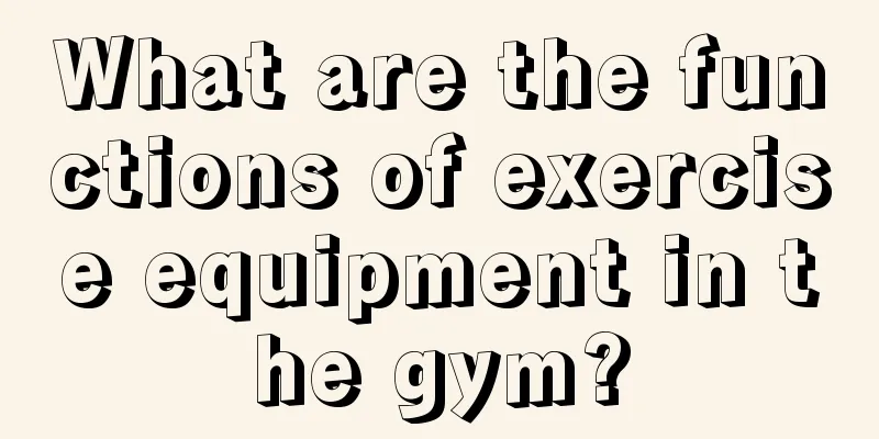 What are the functions of exercise equipment in the gym?