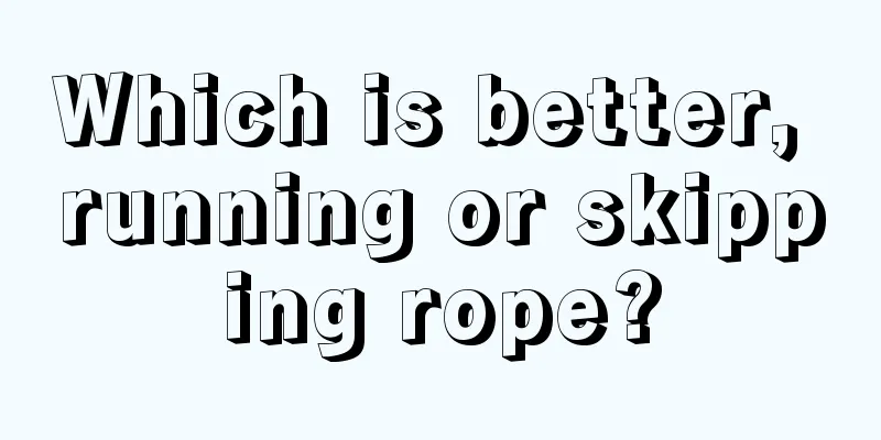 Which is better, running or skipping rope?