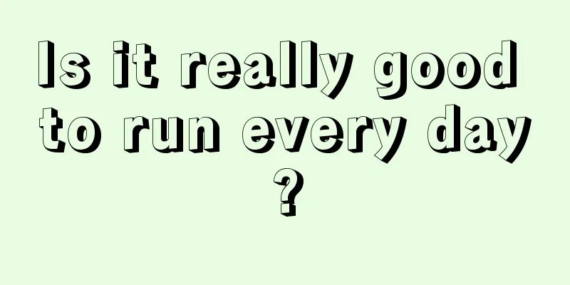 Is it really good to run every day?