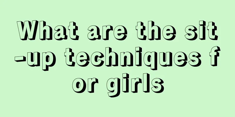 What are the sit-up techniques for girls