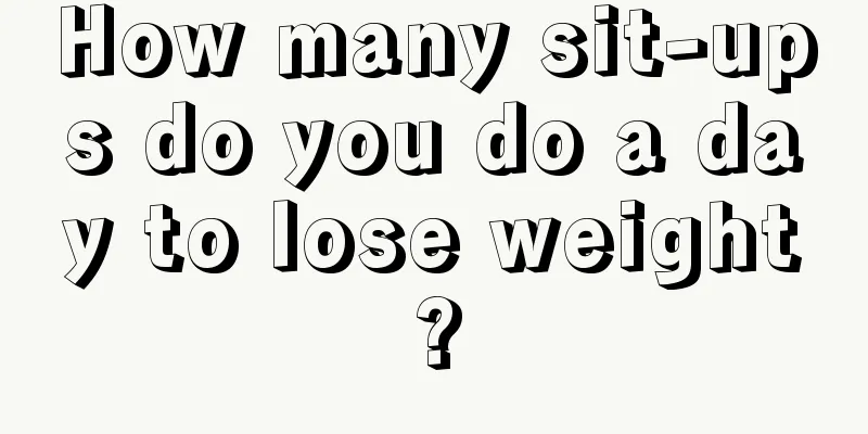 How many sit-ups do you do a day to lose weight?