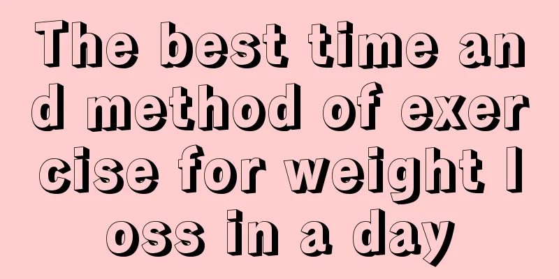 The best time and method of exercise for weight loss in a day