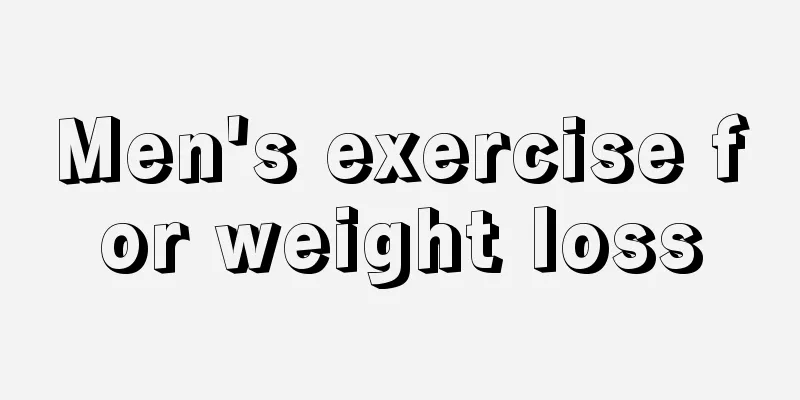 Men's exercise for weight loss